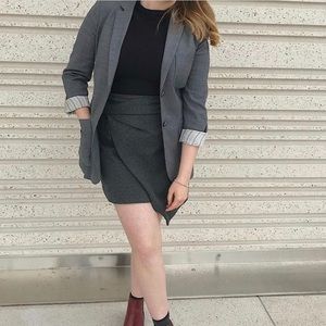 Grey Aritzia Boyfriend Blazer